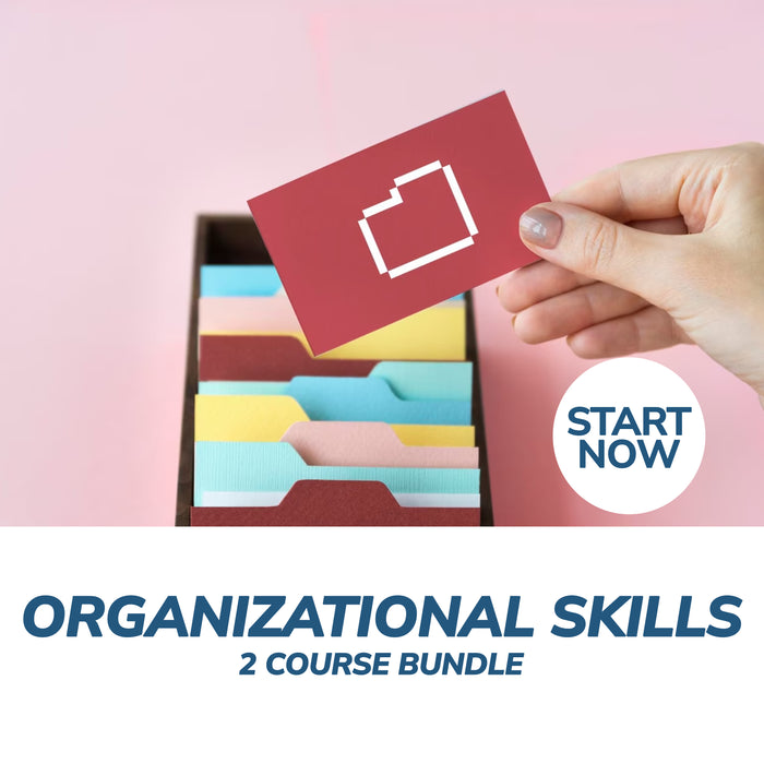 Organizational Skills Online Bundle, 2 Certificate Courses