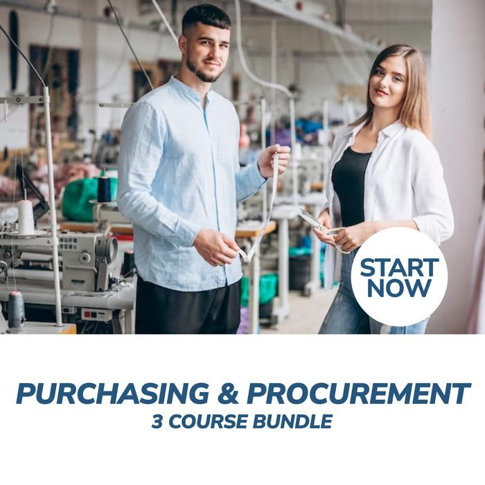 Purchasing and Procurement Basics Online Bundle, 3 Certificate Courses