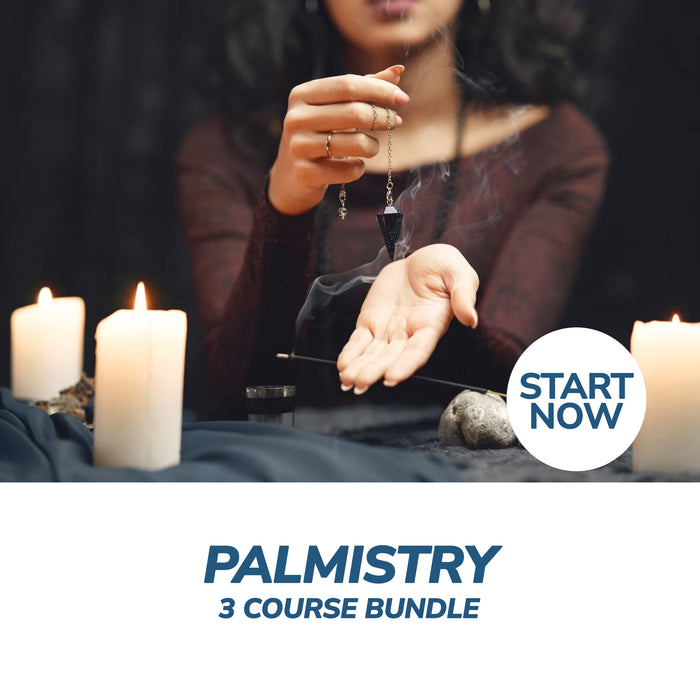 Palmistry Online Bundle, 3 Certificate Courses