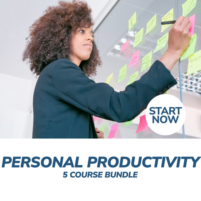 Personal Productivity Online Bundle, 5 Certificate Courses