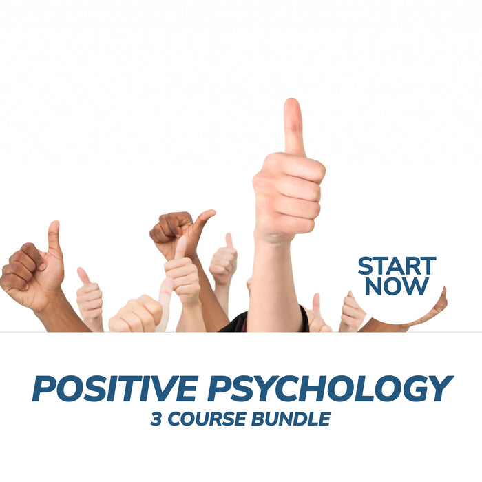 Positive Psychology Online Bundle, 3 Certificate Courses