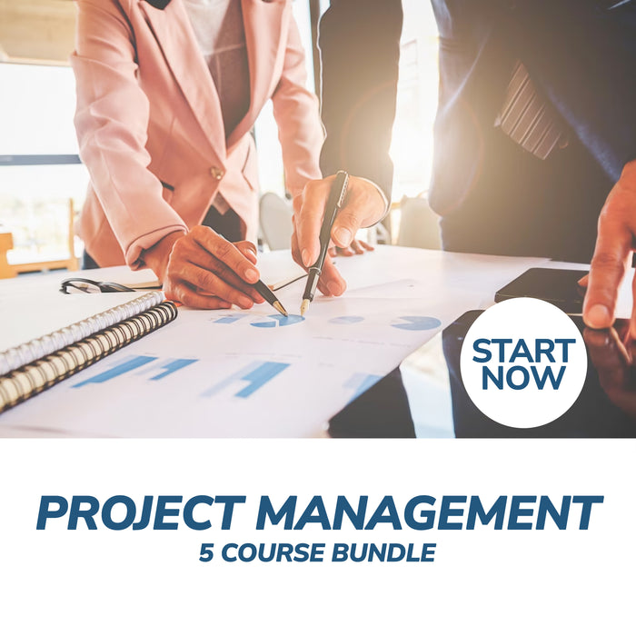 Project Management Online Bundle, 5 Certificate Courses