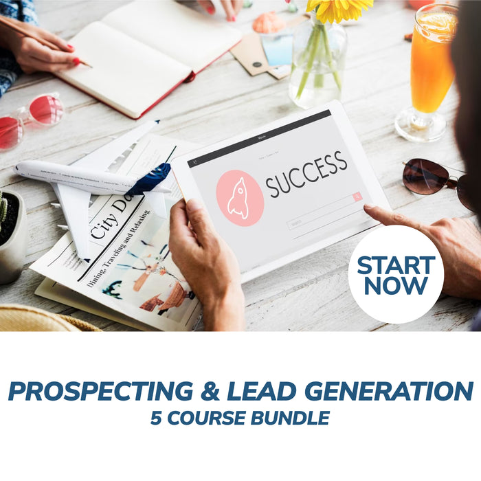Prospecting and Lead Generation Online Bundle, 5 Certificate Courses
