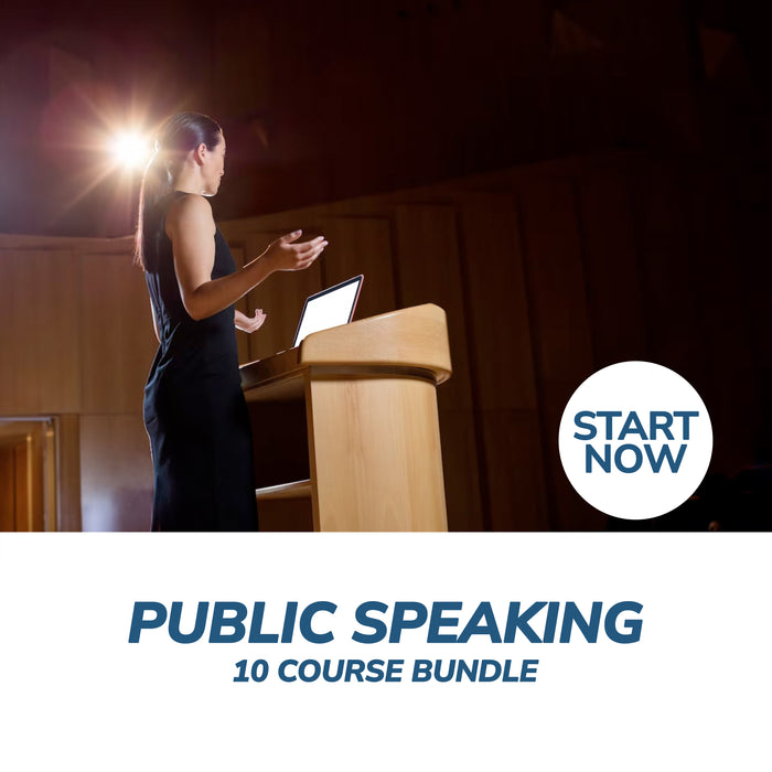 Ultimate Public Speaking Online Bundle, 10 Certificate Courses