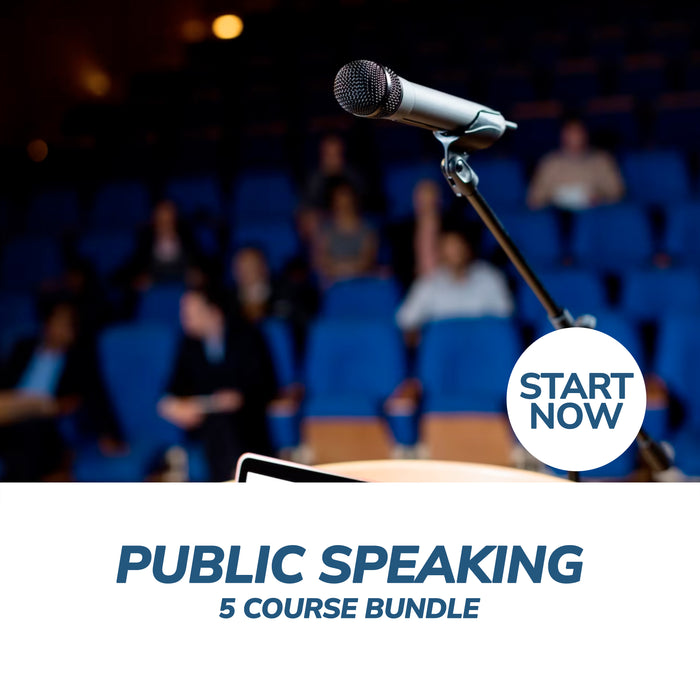 Public Speaking Online Bundle, 5 Certificate Courses