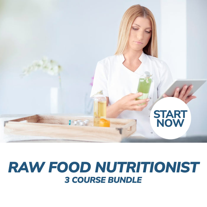 Raw Food Nutritionist Online Bundle, 3 Certificate Courses