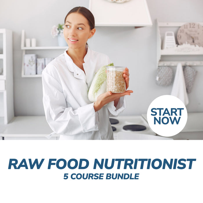 Raw Food Nutritionist Online Bundle, 5 Certificate Courses