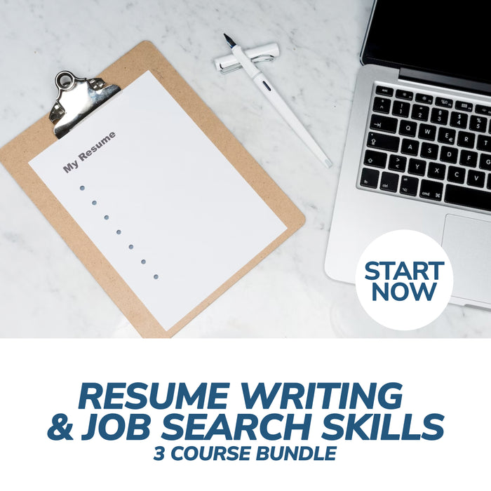 Job Search Skills Online Bundle, 3 Certificate Courses