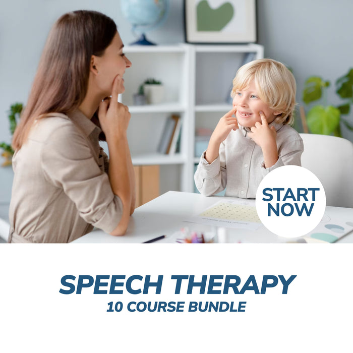 Ultimate Speech Therapy Online Bundle, 10 Certificate Courses