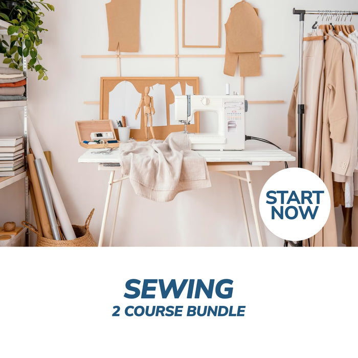 Sewing Online Bundle, 2 Certificate Courses