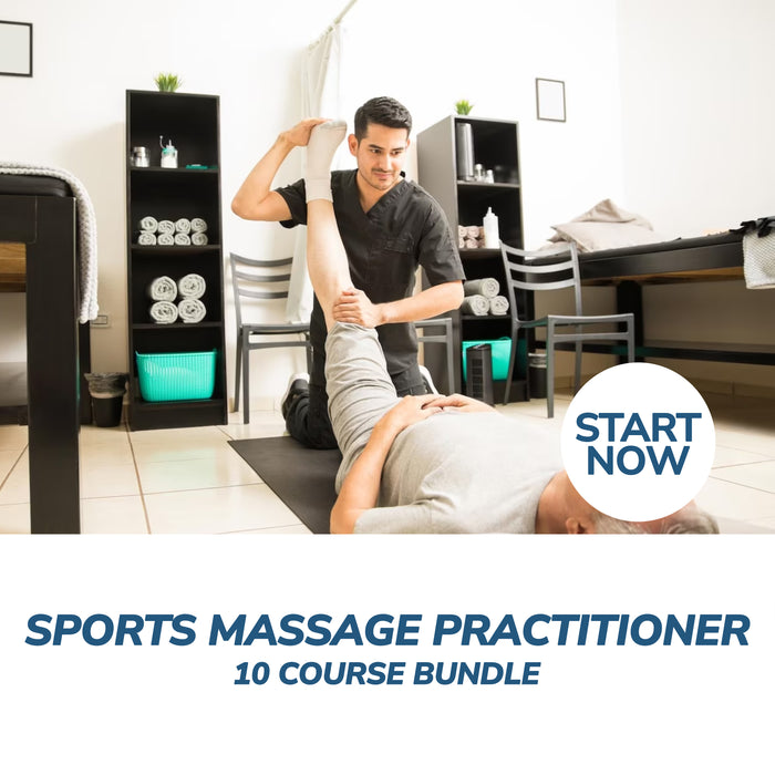 Ultimate Sports Massage Practitioner Online Bundle, 10 Certificate Courses