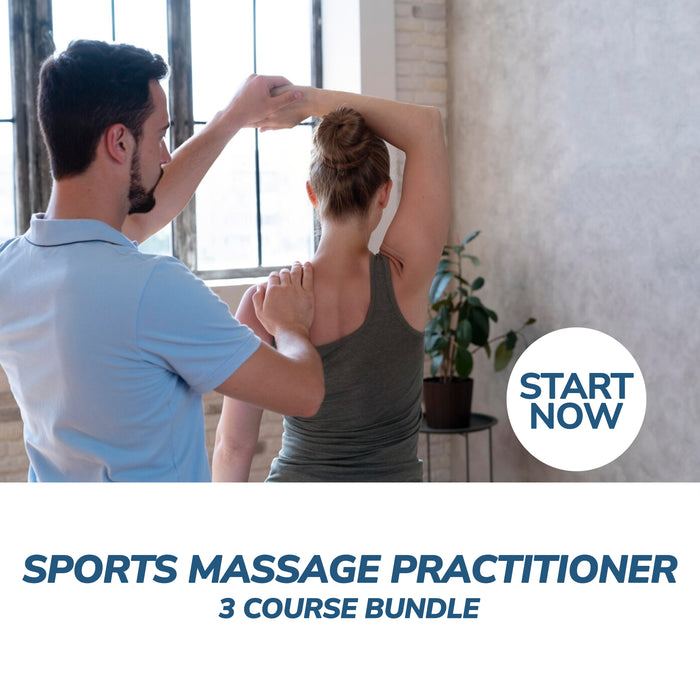 Sports Massage Practitioner Online Bundle, 3 Certificate Courses