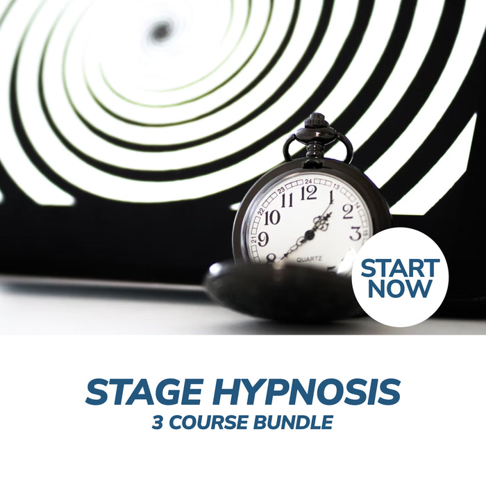 Stage Hypnosis Online Bundle, 3 Certificate Courses