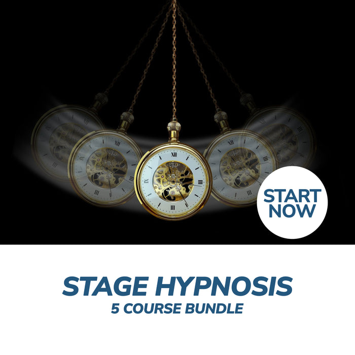 Stage Hypnosis Online Bundle, 5 Certificate Courses