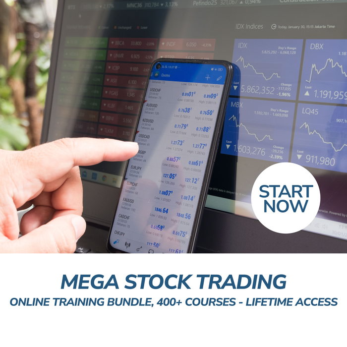 Mega Stock Trading Online Training Bundle, 400+ Courses - Lifetime Access