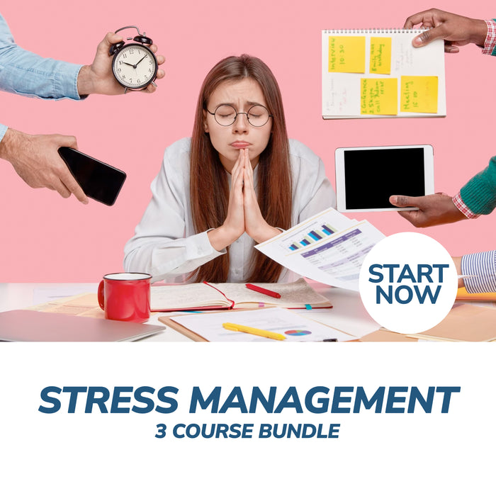 Stress Management Online Bundle, 3 Certificate Courses