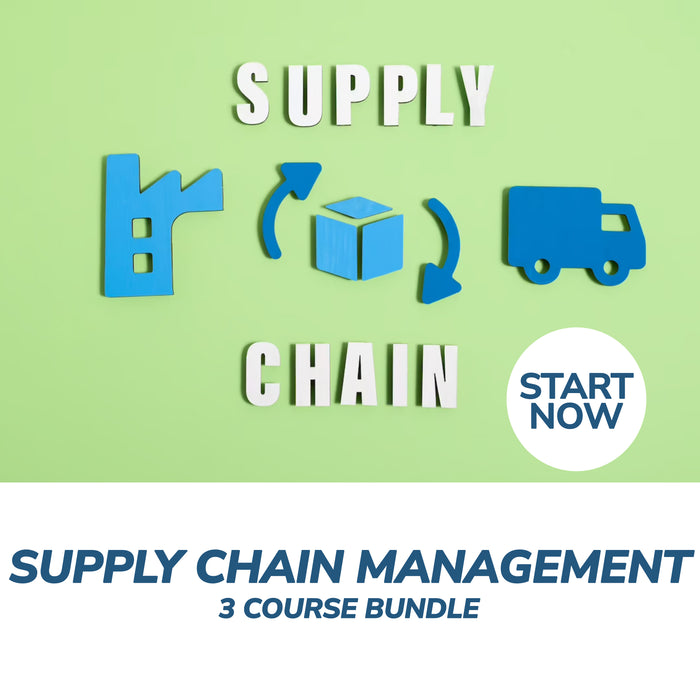 Supply Chain Management Online Bundle, 3 Certificate Courses