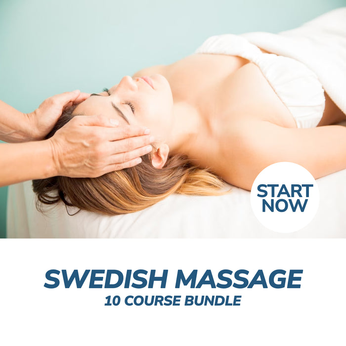Ultimate Swedish Massage Online Bundle, 10 Certificate Courses