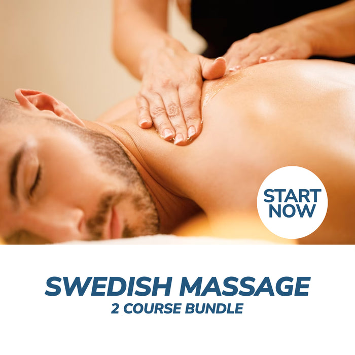 Swedish Massage Online Bundle, 2 Certificate Courses