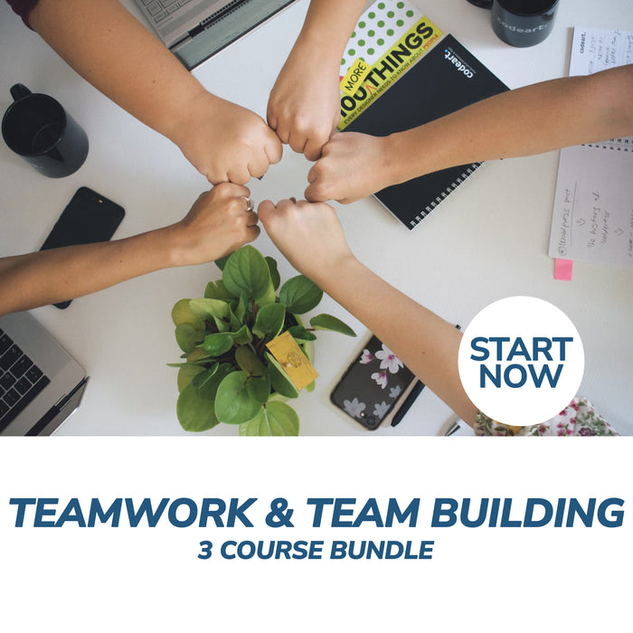 Teamwork and Team Building Online Bundle, 3 Certificate Courses