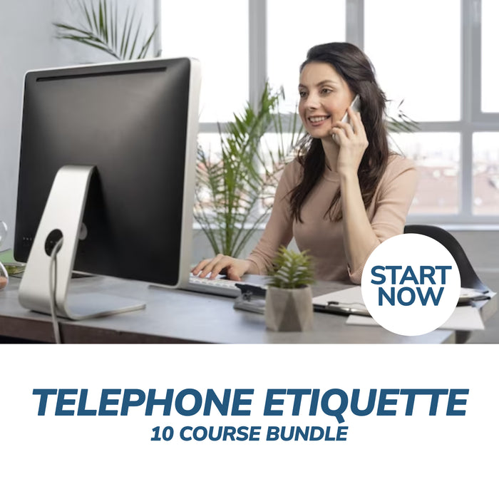 Ultimate Telephone Etiquette Online Bundle, 10 Certificate Courses