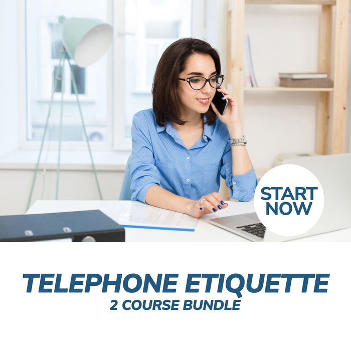 Telephone Etiquette Online Bundle, 2 Certificate Courses