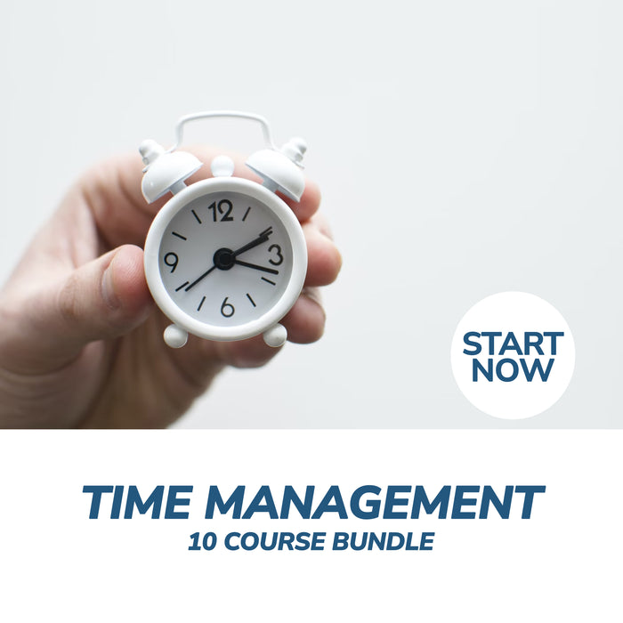 Time Management Online Bundle, 10 Certificate Courses