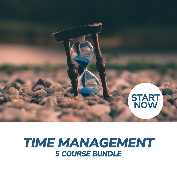 Time Management Online Bundle, 5 Certificate Courses