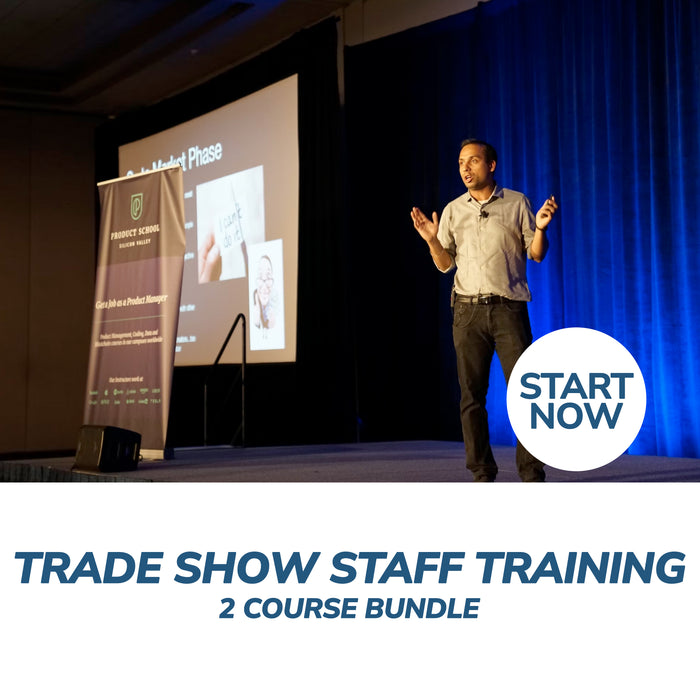 Trade Show Staff Training Online Bundle, 2 Certificate Courses