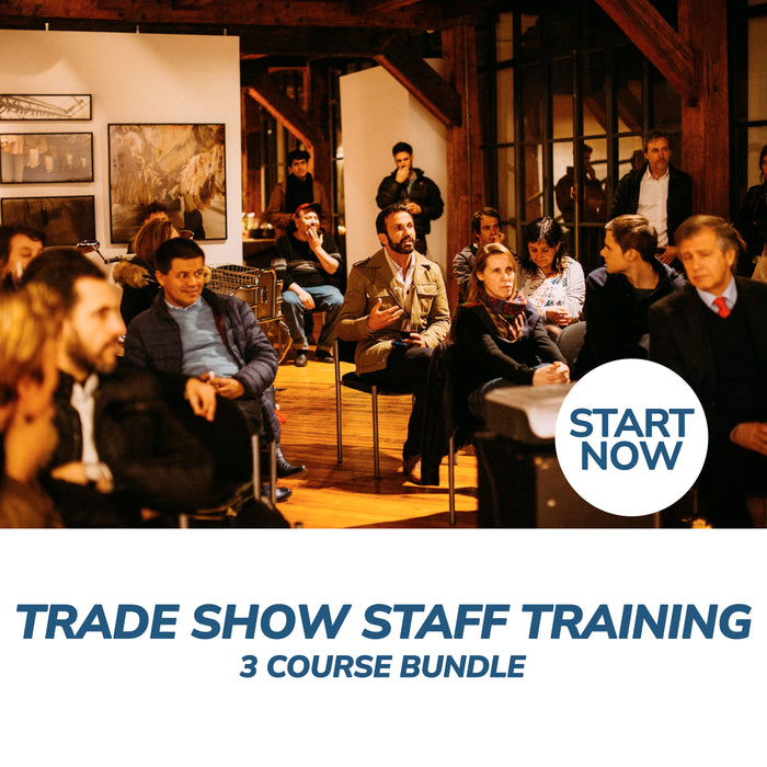 Trade Show Staff Training Online Bundle, 3 Certificate Courses