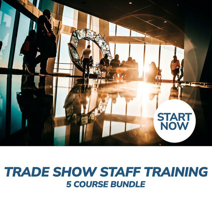 Trade Show Staff Training Online Bundle, 5 Certificate Courses