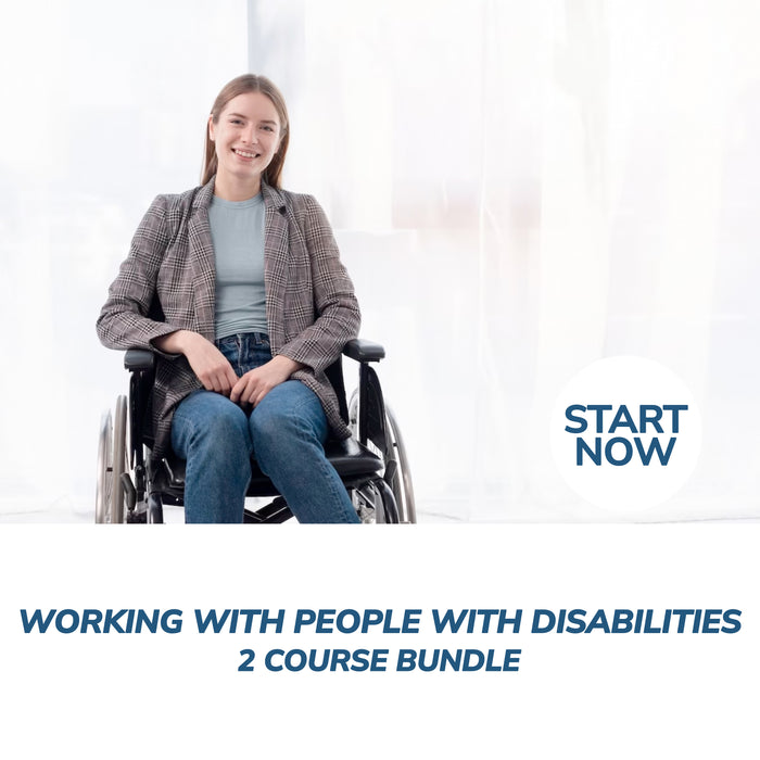 Disability Awareness: Working with People with Disabilities Online Bundle, 2 Certificate Courses
