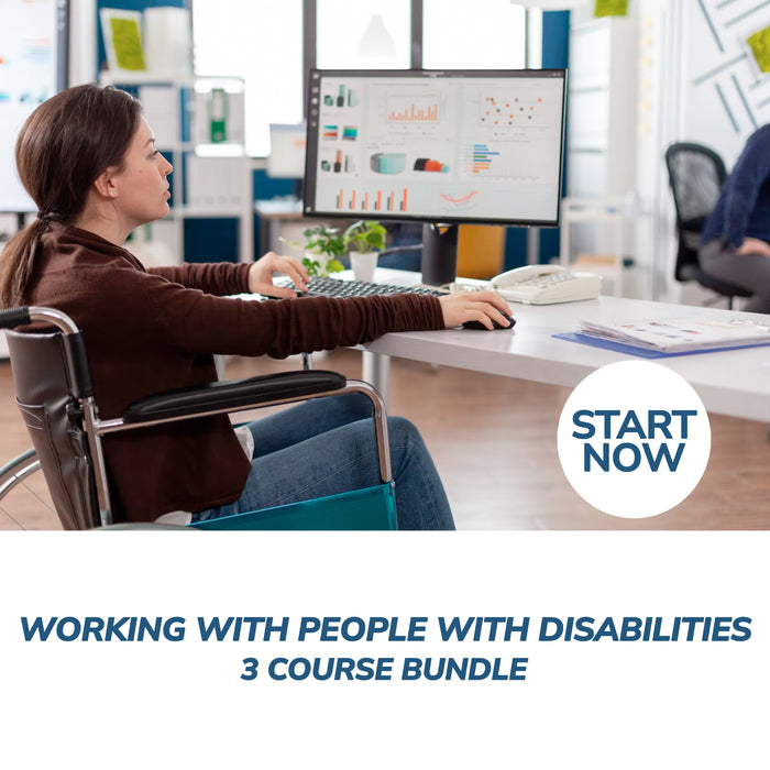 Disability Awareness: Working with People with Disabilities Online Bundle, 3 Certificate Courses