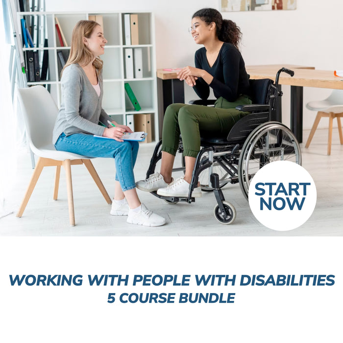 Disability Awareness: Working with People with Disabilities Online Bundle, 5 Certificate Courses
