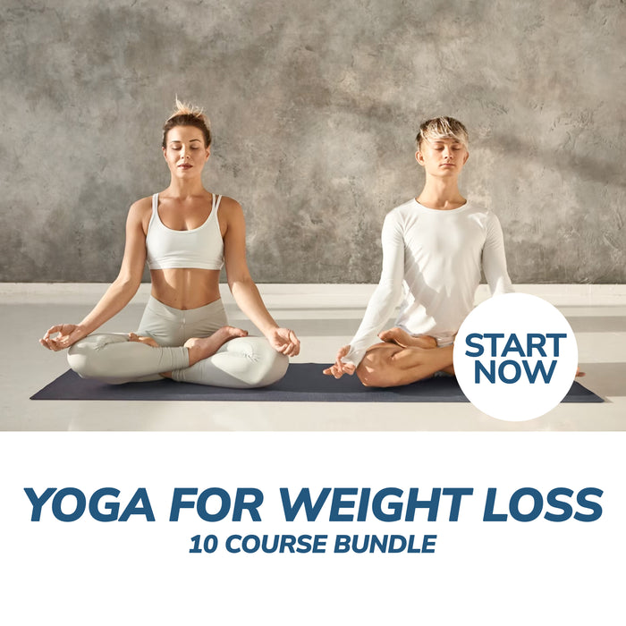 Ultimate Yoga For Weight Loss Challenge Online Bundle, 10 Certificate Courses