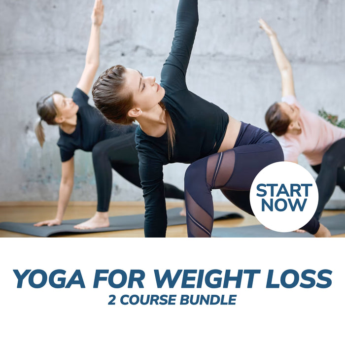 Yoga For Weight Loss Challenge Bundle, 2 Certificate Courses