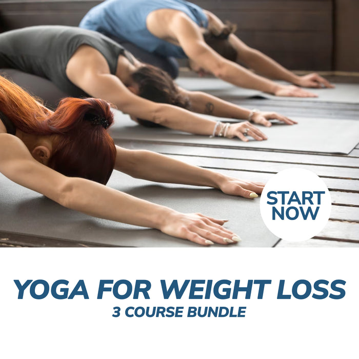 Yoga For Weight Loss Challenge Bundle, 3 Certificate Courses
