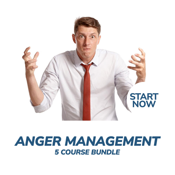 Anger Management Online Bundle, 5 Certificate Courses