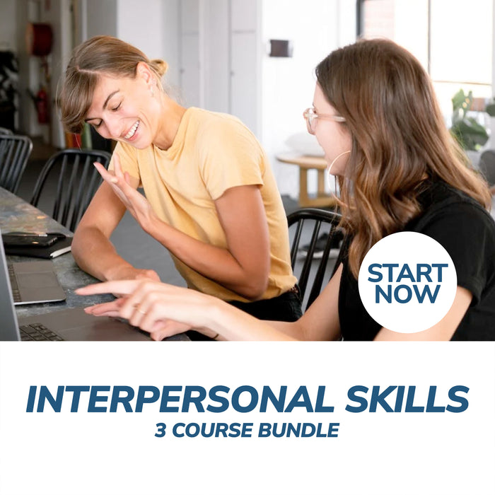 Interpersonal Skills Online Bundle, 3 Certificate Courses