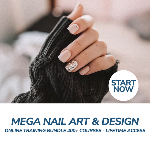 Mega Nail Art and Design Online Training Bundle, 400+ Courses - Lifetime Access