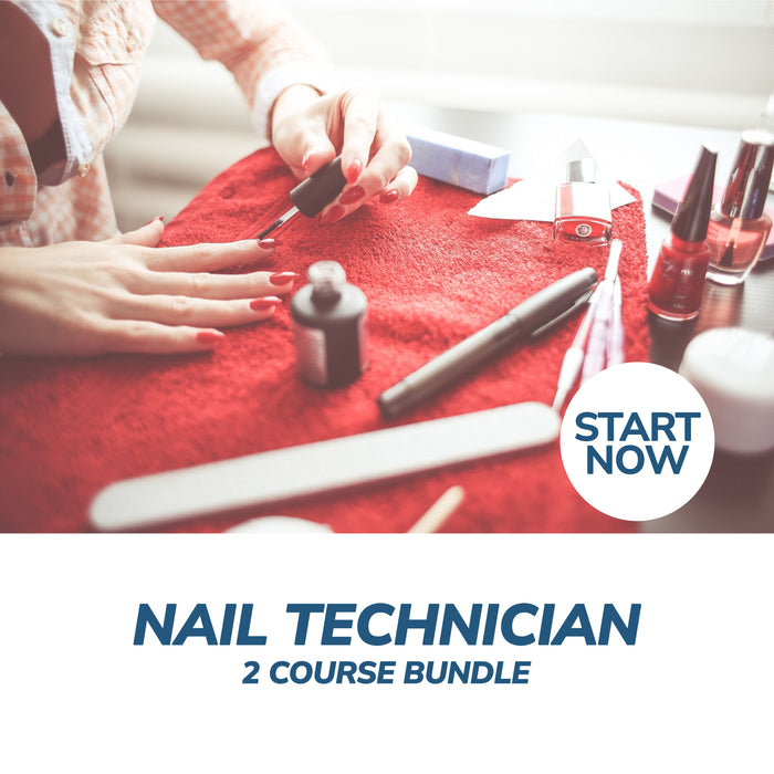 Nail Technician Online Bundle, 2 Certificate Courses