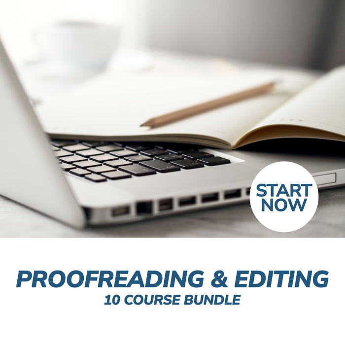 Ultimate Proofreading and Editing Online Bundle, 10 Certificate Courses